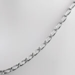 زنجیر نقره طرح باراد عیار ۹۲۵ مخصوص گردنبند (۶۵ سانتی متری)