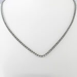 زنجیر نقره طرح الیانا عیار ۹۲۵ مخصوص گردنبند (۵۰سانتی متری) - Image 3
