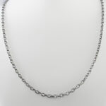 زنجیر نقره طرح آزاد عیار ۹۲۵ مخصوص گردنبند (۵۰ سانتی متری) - Image 4