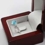 انگشتر فیروزه نیشابوری نقره دست ساز مردانه و زنانه طرح بهبد + حرز امام جواد (ع) - Image 2