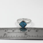 انگشتر فیروزه نیشابوری نقره دست ساز مردانه و زنانه طرح بهبد + حرز امام جواد (ع) - Image 3