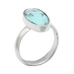 انگشتر فیروزه نیشابوری نقره دست ساز مردانه و زنانه طرح یاس + حرز امام جواد (ع)