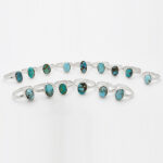 انگشتر فیروزه نیشابوری نقره دست ساز مردانه و زنانه طرح یاس + حرز امام جواد (ع) - Image 2