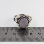 انگشتر عقیق کبود یمنی نقره مردانه طرح آبتین - Image 2