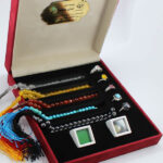 مجموعه فاخر انگشترهای امام صادق (ع) طرح زنانه ابتسام+ حکاکی