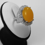 مجموعه فاخر انگشترهای امام صادق طرح زنانه الحان + حکاکی - Image 5