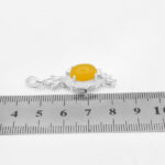 گردنبند شرف الشمس زنانه نقره طرح سارنی + حکاکی - Image 3