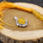 گردنبند شرف الشمس زنانه نقره طرح مهلا + حکاکی - Image 4