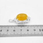 گردنبند شرف الشمس زنانه نقره طرح تیبارا + حکاکی - Image 3