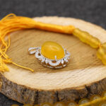 گردنبند شرف الشمس زنانه نقره طرح تیبارا + حکاکی - Image 4