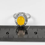 نیم ست شرف الشمس نقره زنانه طرح نائمه + حکاکی - Image 4