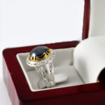 انگشتر حدید صینی نقره مردانه نوراد + حکاکی‌‌‌ - Image 3