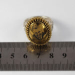 انگشتر حدید صینی نقره مردانه طرح فانتزی سردار دلها - Image 2