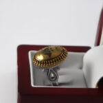 انگشتر حدید صینی نقره مردانه طرح فانتزی سردار دلها - Image 3