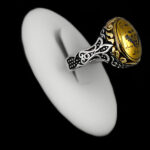 انگشتر حدید صینی نقره مردانه طرح سردار سلیمانی