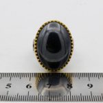 انگشتر حدید صینی نقره مردانه طرح یزدان + حکاکی - Image 5