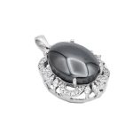 گردنبند حدید صینی زنانه نقره طرح آشیل+ حکاکی