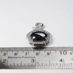 گردنبند حدید صینی زنانه نقره طرح یاسمینا+ حکاکی - Image 3