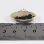 گردنبند عقیق شجر نقره دست ساز طرح رستا+حرز امام جواد (ع) +تربت امام حسین (ع) - Image 2