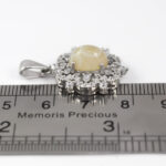 گردنبند عقیق باباقوری نقره زنانه طرح مهر - Image 2