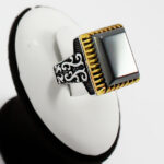 مجموعه فاخر انگشترهای امام صادق (ع) طرح مردانه مهدیار + حکاکی - Image 7