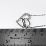 گردنبند فانتزی دخترانه نقره طرح عشق - Image 2