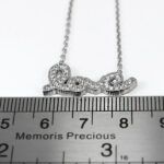 گردنبند فانتزی دخترانه نقره طرح دلبر - Image 3