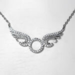 گردنبند فانتزی دخترانه نقره طرح پرواز - Image 3