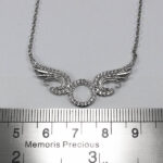 گردنبند فانتزی دخترانه نقره طرح پرواز - Image 2