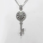 گردنبند فانتزی دخترانه نقره طرح ماسا - Image 3