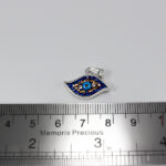 گردنبند فانتزی دخترانه نقره طرح چشم - Image 3