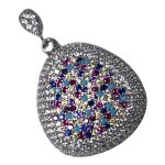 گردنبند فانتزی دخترانه نقره طرح نامان