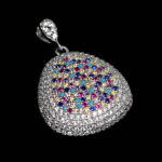 گردنبند فانتزی دخترانه نقره طرح نامان - Image 4