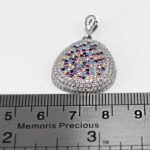 گردنبند فانتزی دخترانه نقره طرح نامان - Image 2