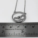 گردنبند فانتزی دخترانه نقره طرح دلبرانه - Image 2