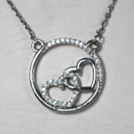 گردنبند فانتزی دخترانه نقره طرح دلبرانه - Image 3