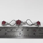 نیم ست یاقوت سرخ الماس تراش نقره زنانه طرح پریگون - Image 2