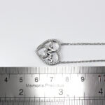 گردنبند فانتزی دخترانه نقره طرح ضربان - Image 2