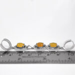 نیم ست شرف الشمس نقره زنانه طرح طلا + حکاکی - Image 2