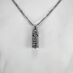 گردنبند نقره حرز امام جواد (ع) طرح یا امام جواد (ع) - Image 4