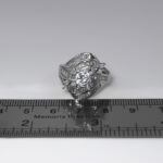 حلقه تک نگین نقره زنانه طرح جواهر - Image 2