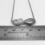گردنبند فانتزی دخترانه نقره طرح هاسین - Image 2