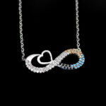 گردنبند فانتزی دخترانه نقره طرح هاسین