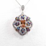 گردنبند فانتزی دخترانه نقره طرح سوگلی - Image 2