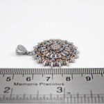 گردنبند فانتزی دخترانه نقره طرح خورشید درخشان - Image 2