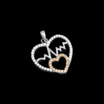 گردنبند فانتزی دخترانه نقره طرح المیرا