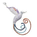 گردنبند فانتزی دخترانه نقره طرح سیمینه