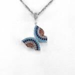 گردنبند فانتزی دخترانه نقره طرح کیبتا - Image 3