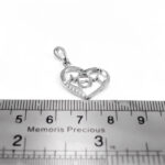 گردنبند فانتزی دخترانه نقره طرح قلب مادر - Image 3