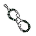 گردنبند فانتزی دخترانه نقره طرح کلارا